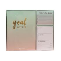 Caderno de Anotações Goal - Notas Adesivas /Conjunto 3 em 1