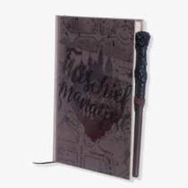Caderno de Anotações mapa do Maroto com Caneta varinha zona criativa 21x14cm 10072858
