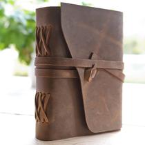 Caderno de Anotações TUZECH em Couro Marrom - 20x15cm Caderno de Anotações TUZECH em Couro Marrom - 20x15cm
