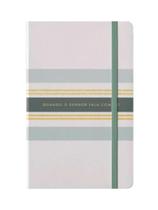 Caderno de anotações - verde e branco Caderno de anotações - verde e branco