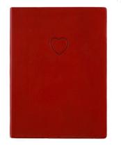 Caderno de anotações WORLD TRAVELER Eccolo Red 5x7in Caderno de anotações WORLD TRAVELER Eccolo Red 5x7in