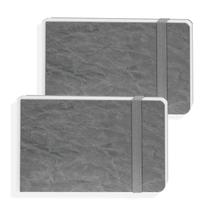 Caderno de Aquarela UMA CWIN 3,5x5,5 pol. Kit com 2 Cinza PU Caderno de Aquarela UMA CWIN 3,5x5,5 pol. Kit com 2 Cinza PU