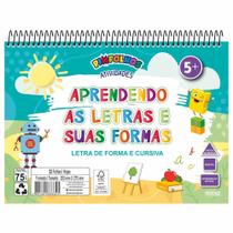 Caderno De Atividades 32 Folhas Aprendendo As Letras E Suas Formas Animativa