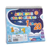 Caderno de Atividades 32 Folhas Números 1 ao 20 Educativo