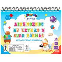 Caderno de Atividades Aprendendo as Letras e suas Formas 32 Fls - São Domingos