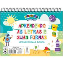 Caderno de Atividades de Alfabetização 32fls Letras de Forma e Cursiva