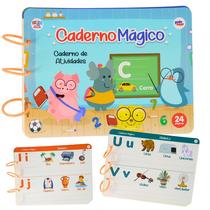 Caderno de Atividades Mágico Escreve e Apaga Infantil 4110 - PakiToys