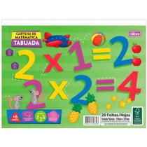 Caderno de Atividades Matemática Tabuada Académie 20 Folhas - Tilibra