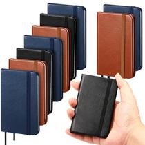 Caderno de Bolso Qeeenar - Capa Dura em Couro (10 Unidades) - 10 x 6,5 cm Caderno de Bolso Qeeenar - Capa Dura em Couro (10 Unidades) - 10 x 6,5 cm