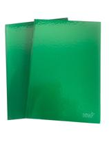 Caderno de Brochura Capa Dura Pequeno com 48 folhas Cor:Verde