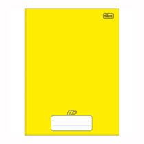 Caderno de brochura capa dura Tilibra 48 folhas 140mm x 200mm - Amarelo Caderno de brochura capa dura Tilibra 48 folhas 140mm x 200mm - Amarelo