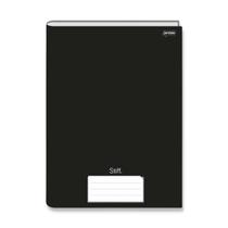 Caderno de brochura Pequeno capa dura 96 folhas 140mm x 200mm - Preto Caderno de brochura Pequeno capa dura 96 folhas 140mm x 200mm - Preto