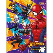 Caderno De Caligrafia Brochura Capa Dura Spider-Man (Homem Aranha) 40 Folhas Tilibra