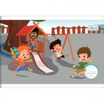 Caderno de Caligráfia Brochura Capa Flexivél 1/4 Sapeca 40 Folhas Horizontal Tilibra