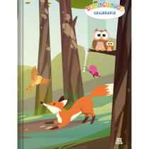 Caderno de Caligrafia Capa Dura Dominguinhos 40 Folhas Costurado - Pacote com 5