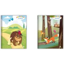 Caderno de Caligrafia Capa Dura Dominguinhos 40 Folhas Costurado - Pacote com 5 Caderno de Caligrafia Capa Dura Dominguinhos 40 Folhas Costurado - Pacote com 5