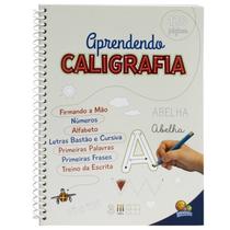 Caderno De Caligrafia Letra Cursiva Números Frases Infantil