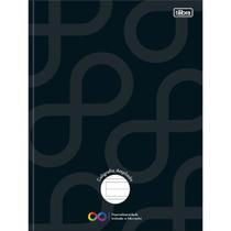 Caderno de Caligrafia Pauta Ampliada Brochura Capa Dura Tilibra Neuro 40 Folhas - Preto
