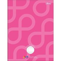 Caderno de Caligrafia Pauta Ampliada Brochura Capa Dura Tilibra Neuro 40 Folhas - Rosa