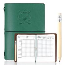 Caderno de Cartão de Pontuação de Golfe Archerest em Couro Impermeável com Lápis Caderno de Cartão de Pontuação de Golfe Archerest em Couro Impermeável com Lápis