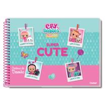 Caderno de Cartografia e Desenho Espiral Capa Dura 80 Folhas Cry Babies CREDEAL
