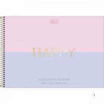 Caderno De Cartografia E Desenho Happy 80fls Capas Sortidas