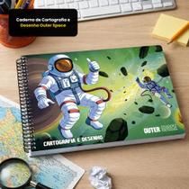 Caderno de Cartografia e Desenho Outer Space
