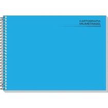 Caderno de Cartografia Milimetrado C.D. 48 Folhas Neutro Azul Tamoio