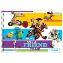 Caderno de Cartografia Toy Story 80 Folhas Tilibra