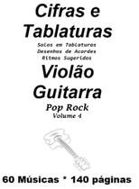 Caderno de Cifras e Tablaturas Violão Guitarra Pop Rock vol. 4