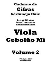Caderno de Cifras Para Viola Caipira Volume 2 - Academia de Música