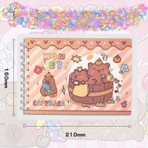 Caderno de Colorir Capa Dura Holográfica A5 Coloring Book Estilo Bobbii Goods Caderno de Colorir Capa Dura Holográfica A5 Coloring Book Estilo Bobbii Goods