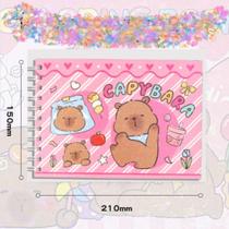 Caderno de Colorir Capa Dura Holográfica A5 Coloring Book Estilo Bobbii Goods