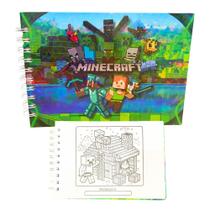 Caderno De Colorir Estilo Bobbie Good Menino Minecraft Sonic Caderno De Colorir Estilo Bobbie Good Menino Minecraft Sonic