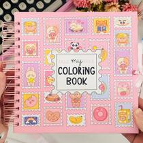 Caderno de Colorir ursinhos kawaii