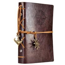 Caderno de Couro EvZ 18x13cm Vintage Náutico Caderno de Couro EvZ 18x13cm Vintage Náutico