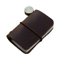 Caderno De Couro Pequeno, Mini Caderno De Desenho Vintage Retro, Planejador Organizador Portátil