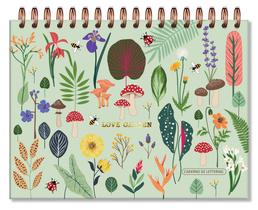 Caderno de Criação fls. Pretas Love Garden