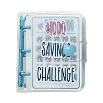 Caderno De Desafio De Economia Com Envelopes, Mini Livro De Orçamento Com Acessórios Para Dinheiro