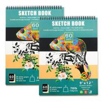 Caderno De Desenho 60 Folhas Sketch Book - Your