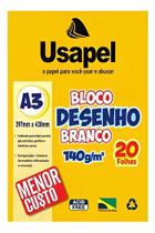 Caderno de Desenho A3 Branco 120g Usapel Caderno de Desenho A3 Branco 120g Usapel
