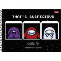 Caderno de desenho among us