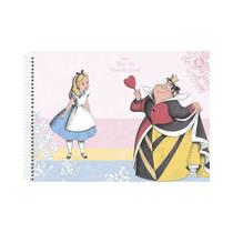 Caderno de Desenho Animativa Alice 60Fls 275x200mm Capa Dura