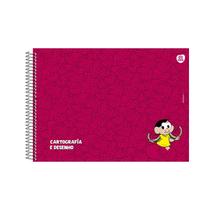 Caderno de Desenho Animativa Turma da Mônica 60Fls 275x200mm Capa Dura