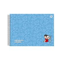 Caderno de Desenho Animativa Turma da Mônica 60Fls 275x200mm Capa Dura