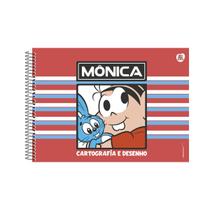 Caderno de Desenho Animativa Turma da Mônica 60Fls 275x200mm Capa Dura