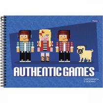 Caderno de desenho authentic games