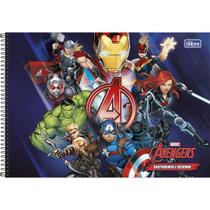 Caderno de Desenho Avengers 275 x 200mm 80 Folhas TILIBRA
