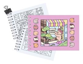 Caderno De Desenho Bobbie Goods Urso 48 Folhas 180g T&Z-8088 Caderno De Desenho Bobbie Goods Urso 48 Folhas 180g T&Z-8088
