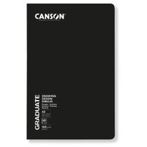 Caderno de Desenho Canson Graduate Esboço, A5 140 G 20 Folhas